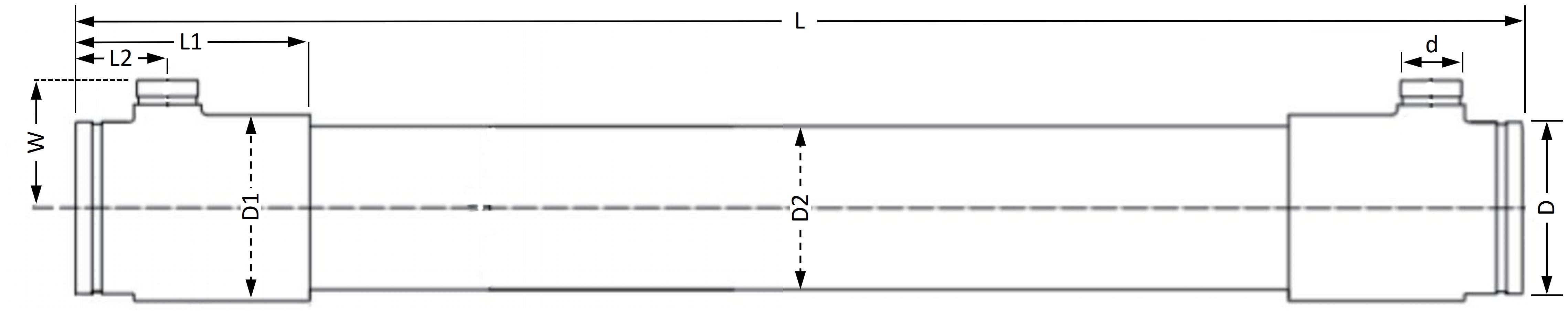 Pentair X-Flow Compact 33 Equivalent Tubular Membrane Module Dimensions